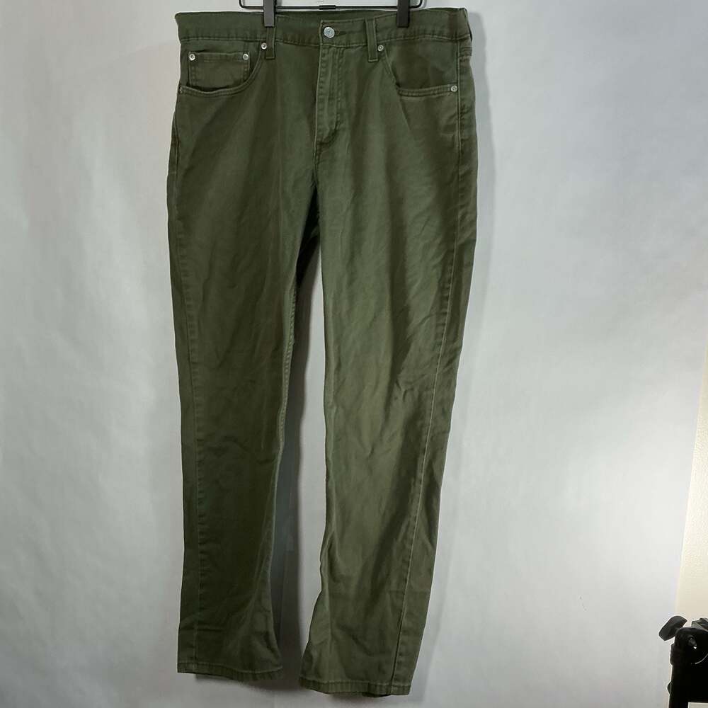 Levi's 511 Slim Fit Green Denim Pants W36 L32